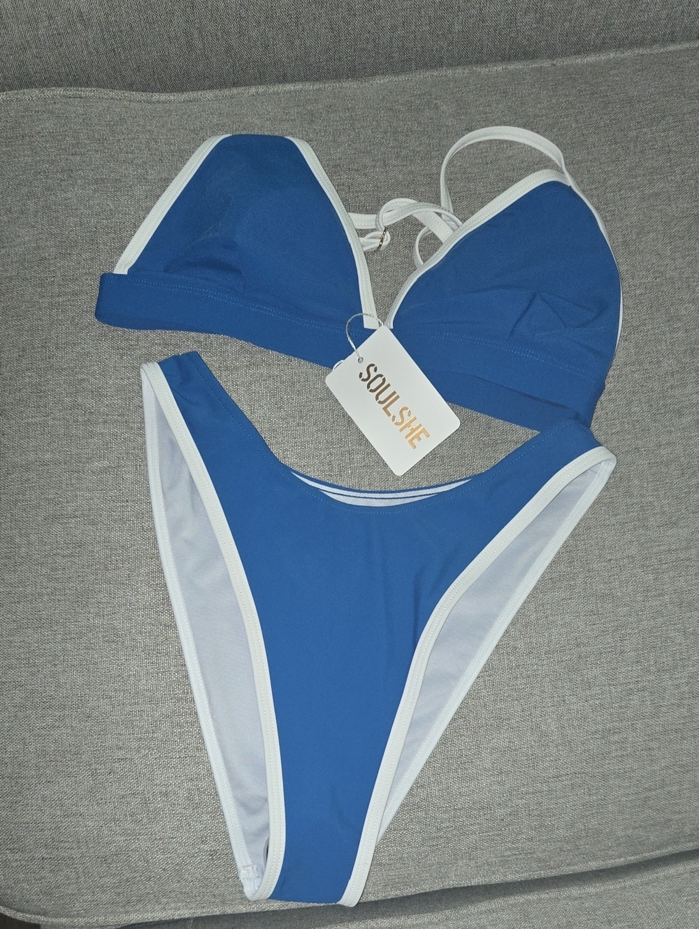 Royal Blue Triangle Bikini🤩😍
